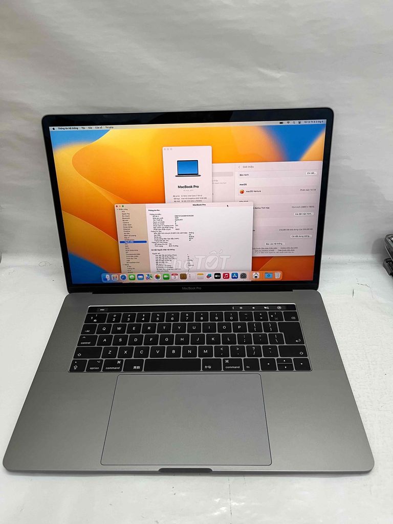 MacBook Pro 2017 15 inch i7 Ram 16GB Ssd 256GB vga. Mua bán Laptop tại Quận Sơn Trà Đà Nẵng được đăng bởi BƠ BƯ Macbook Cũ hình 1