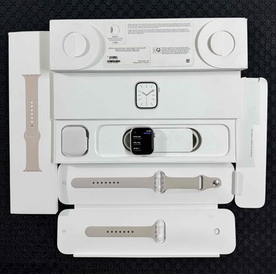 Apple Watch Series 7/45MM GPS Nhôm Ánh sao Fullbox
