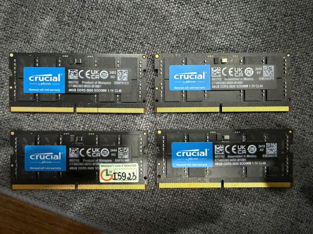 RAM Crucial DDR5 SODIMM 96GB. Mua bán Linh kiện (RAM, Card...) tại Quận Thanh Khê Đà Nẵng được đăng bởi Hoàng Dương hình 1