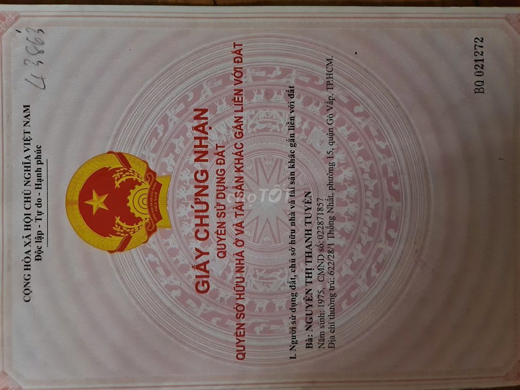 Nhà mặt tiền đường lớn Thống Nhất, tiện kinh doanh mọi ngành nghề