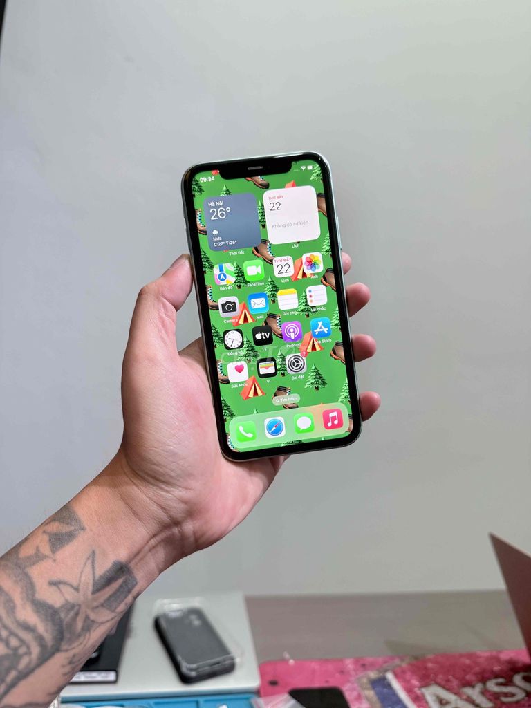 Apple iPhone 11 64GB Xanh lá. Mua bán Điện thoại tại Quận Đống Đa Hà Nội được đăng bởi KT Hà Nội Mobile hình 1