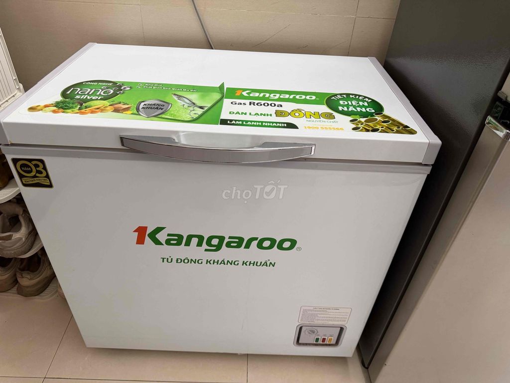 Tủ đông Kangaroo 300l Trắng 90% mới. Mua bán Tủ lạnh tại Quận Đống Đa Hà Nội được đăng bởi  Ngọc Châu hình 1