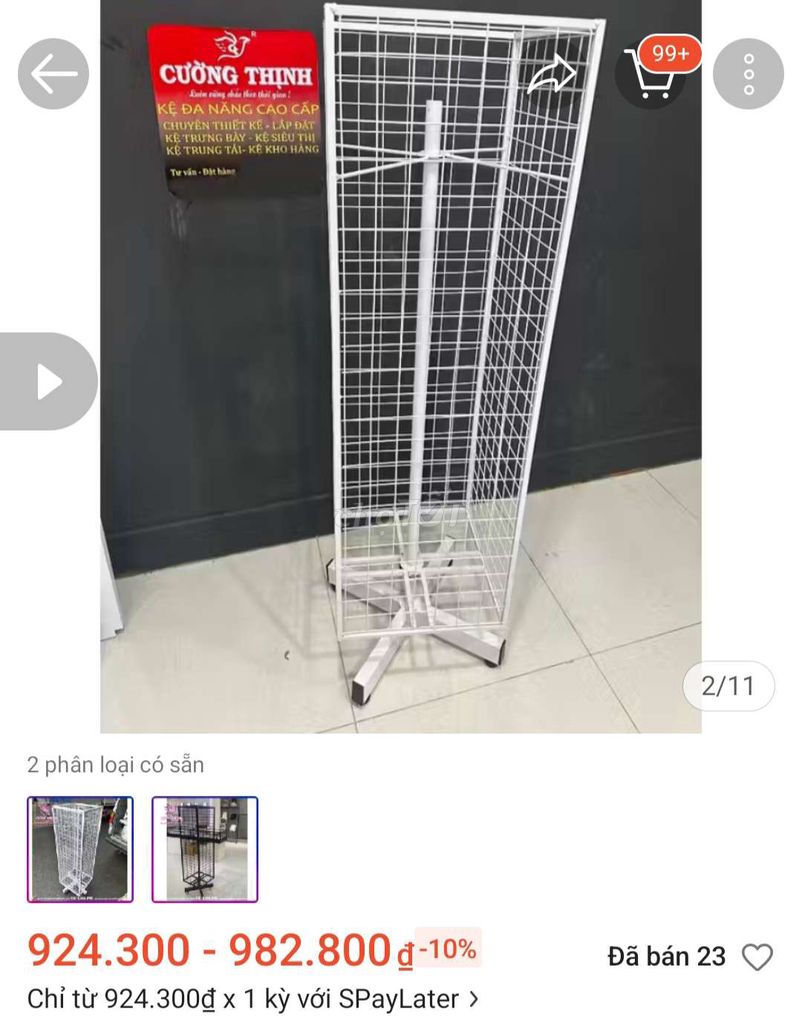 Kệ trưng bày Sắt Trắng loại to Mới 95%. Mua bán Tủ, kệ gia đình tại Quận 6 Tp Hồ Chí Minh được đăng bởi thiên hương  hình 1