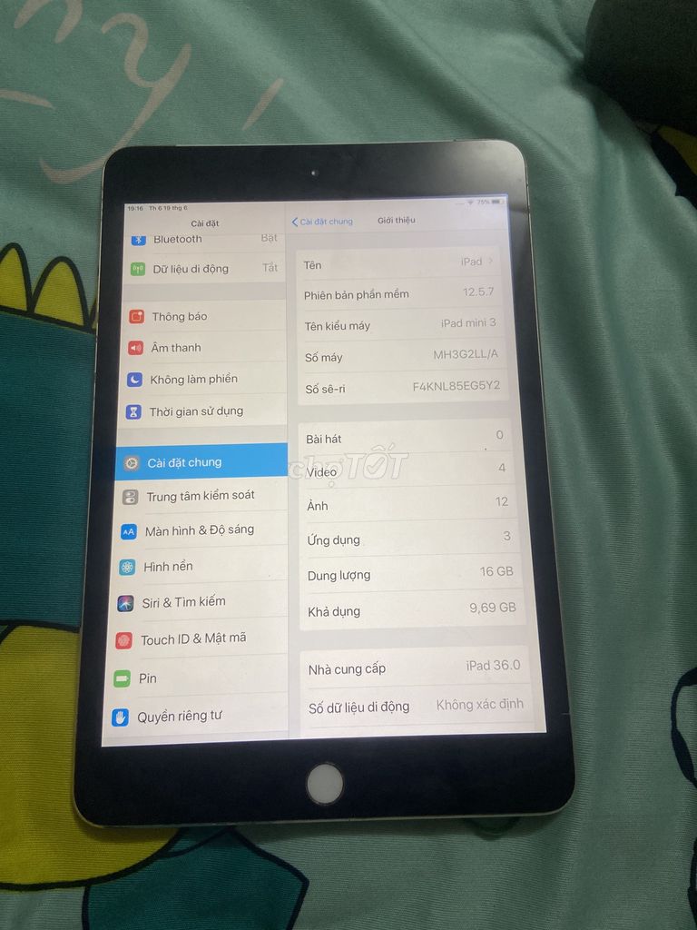 Apple iPad mini 3 Vàng 16GB. Mua bán Máy tính bảng tại Huyện Bình Chánh Tp Hồ Chí Minh được đăng bởi Mai khôi hình 1