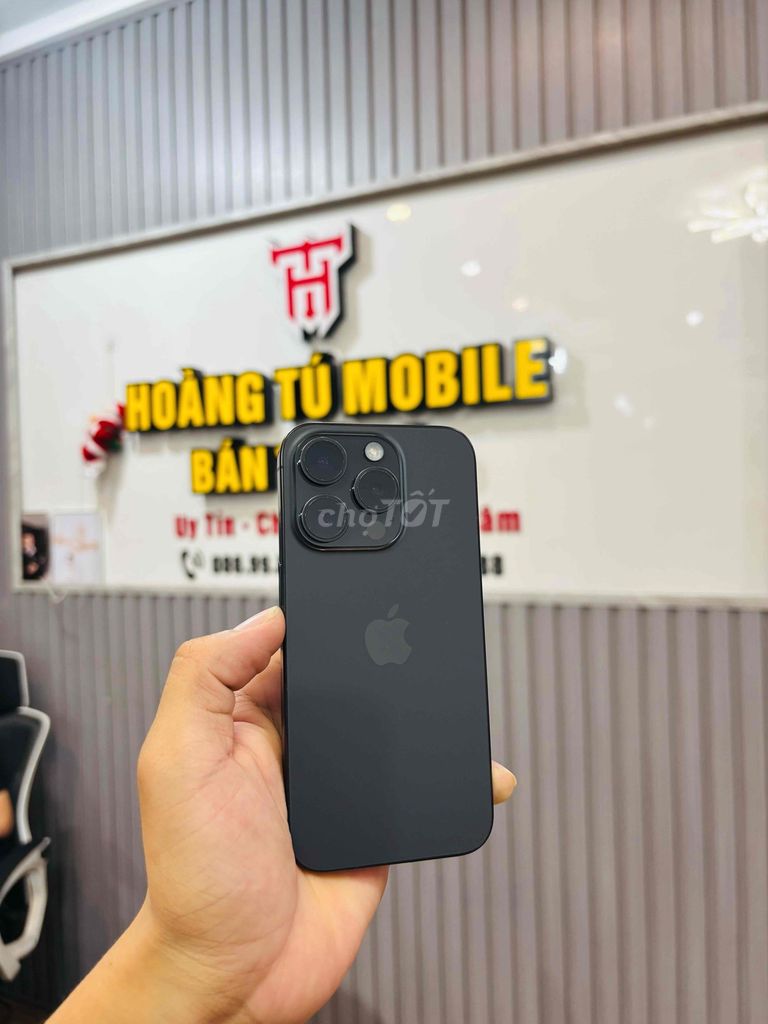 iPhone 15 Pro Quốc Tế 128GB Đen 99%. Mua bán Điện thoại tại Quận Liên Chiểu Đà Nẵng được đăng bởi Hoàng Tú Mobile hình 1