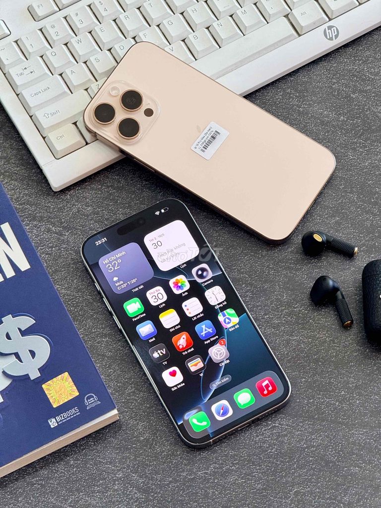 Apple iPhone 16 Pro Max 256GB Vàng. Mua bán Điện thoại tại Thành phố Cao Lãnh Đồng Tháp được đăng bởi Thiên Apple  hình 1