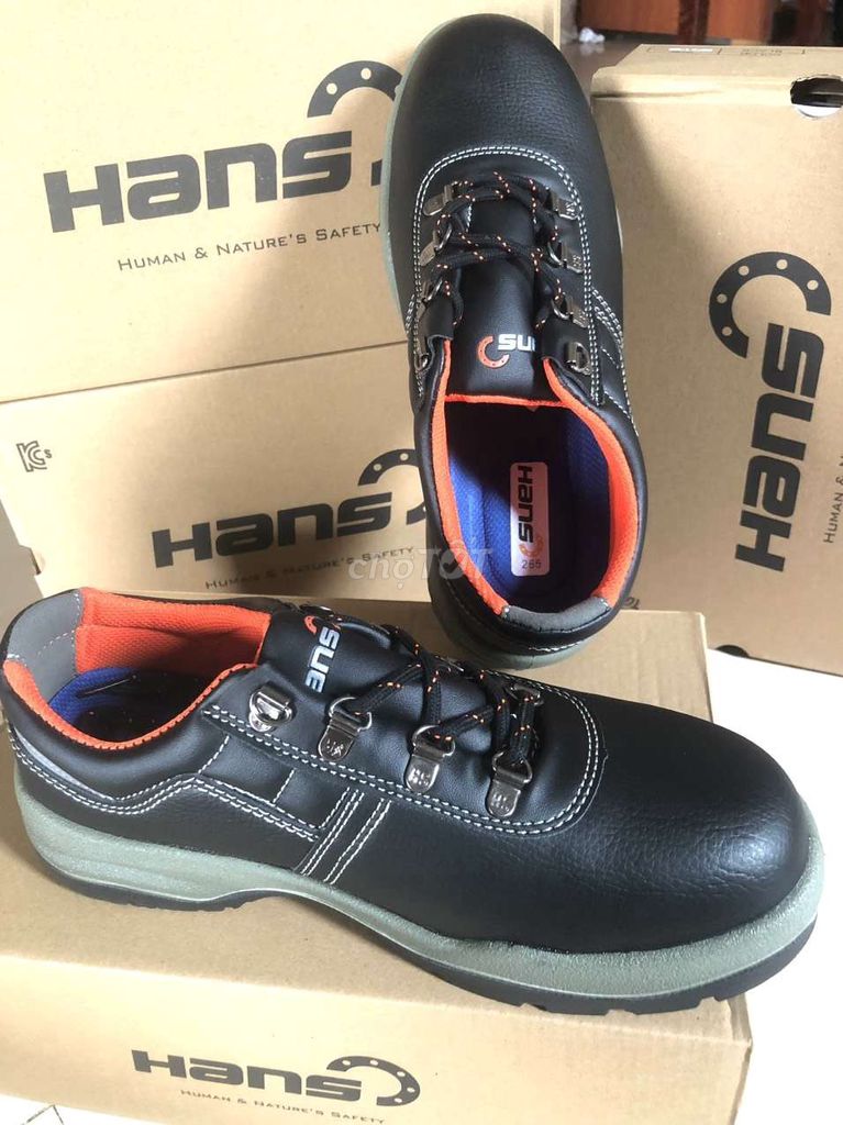 Giày bảo hộ Hans HS60 Nam Đen. Mua bán Giày dép tại Thành phố Buôn Ma Thuột Đắk Lắk được đăng bởi Bảo hộ lao động Nhật Hưng Thịnh hình 1