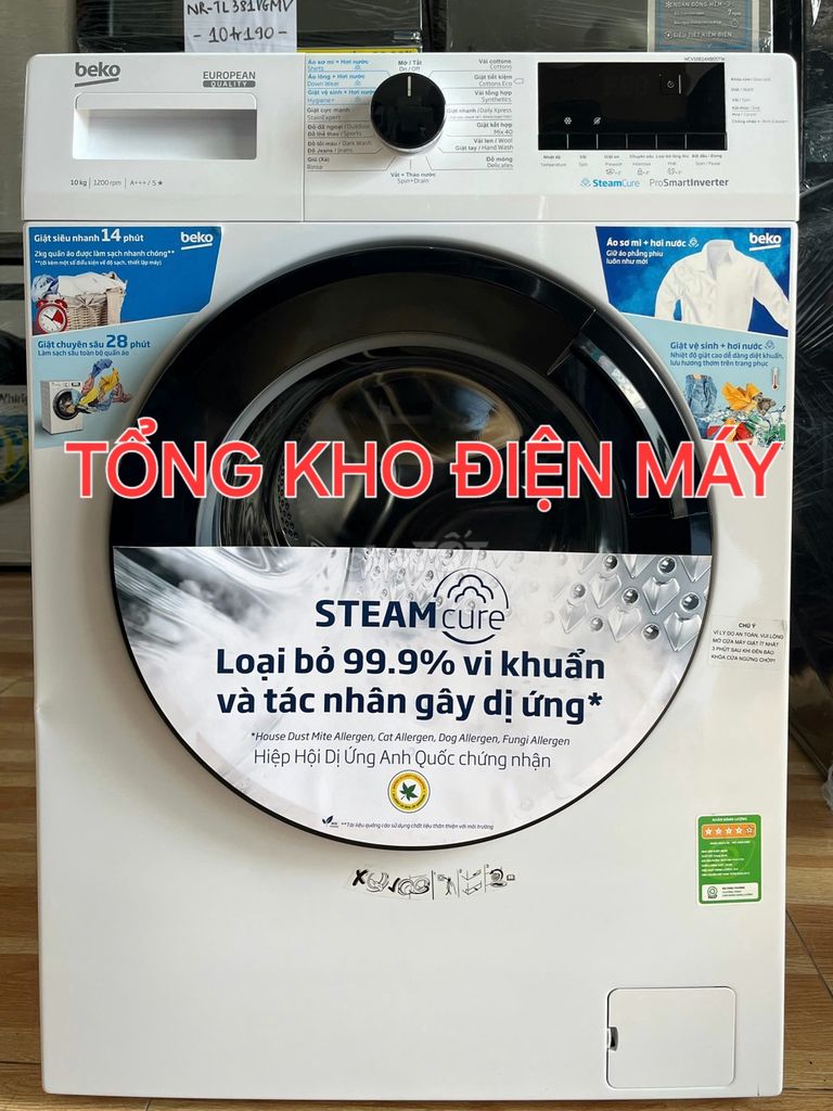 MÁY GIẶT BEKO NEWSEAL BẢO HÀNH HÃNG 8/2026