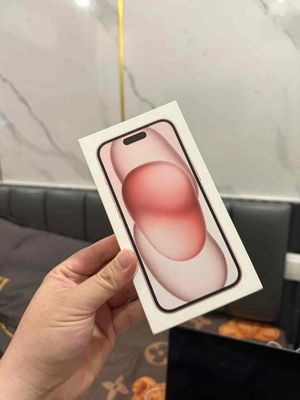 iPhone 15 hồng FULLBOX 256G keng APPLE 08/2025