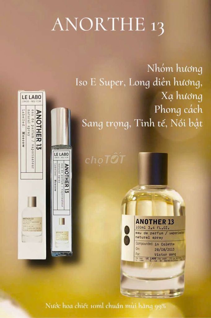 MÙI THƠM CHUẨN HÃNG 99% - 10ML