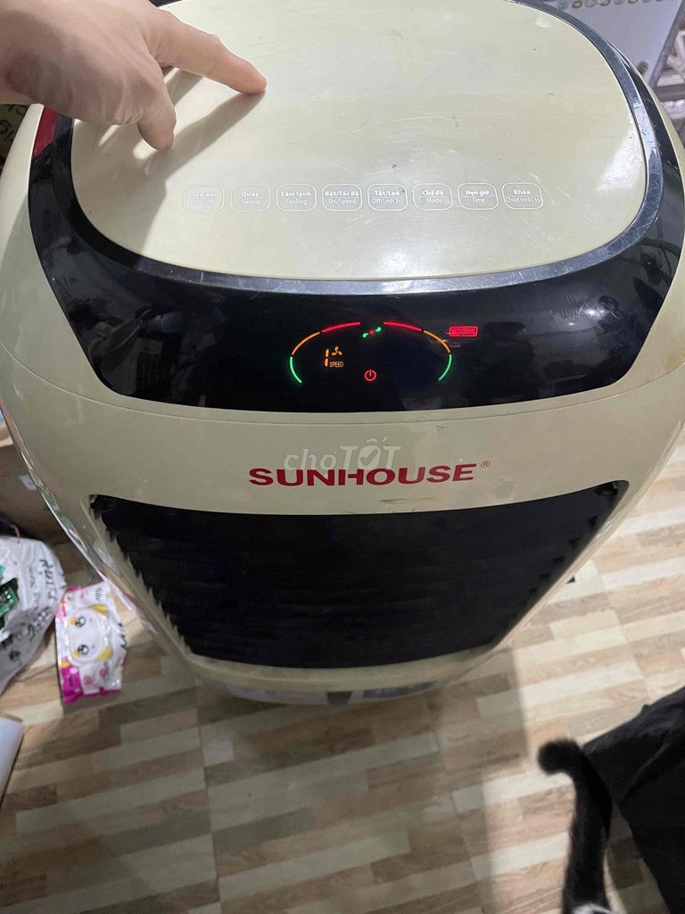 Quạt hơi nước SUNHOUSE Trắng kem. Mua bán Quạt tại Thành phố Thuận An Bình Dương được đăng bởi phong  hình 1