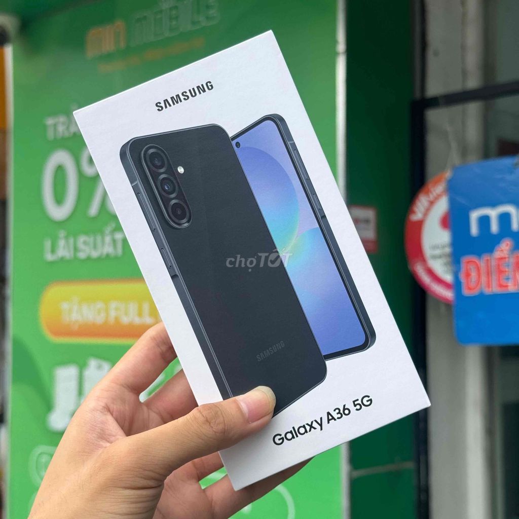 ✨Samsung Galaxy A36 5G Đen FullBox 📦. Mua bán Điện thoại tại Quận Ngô Quyền Hải Phòng được đăng bởi minmobile HP hình 1