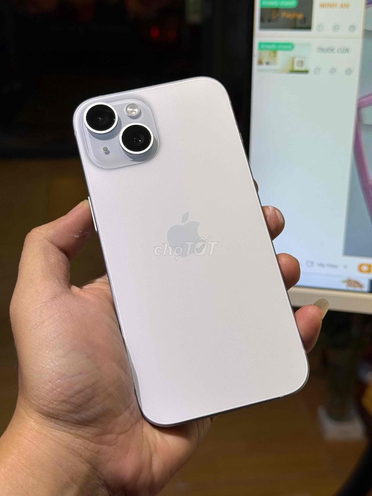 Apple iPhone 15 128GB 99% máy đep có khay sim. Mua bán Điện thoại tại Thành phố Thủ Đức Tp Hồ Chí Minh được đăng bởi Minh Sang Store Góp Bao Nợ Xấu hình 1
