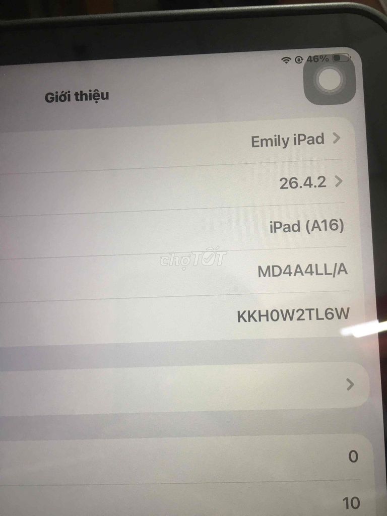 Apple iPad (A16) 128GB Xanh dương. Mua bán Máy tính bảng tại Quận Tân Bình Tp Hồ Chí Minh được đăng bởi Vô Thường Real hình 1