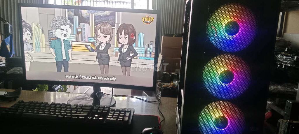 Bộ game core i7 6700 16g GTX 1650 4G MH 24IN CONG. Mua bán Máy tính để bàn tại Quận Thanh Khê Đà Nẵng được đăng bởi văn duy hình 1