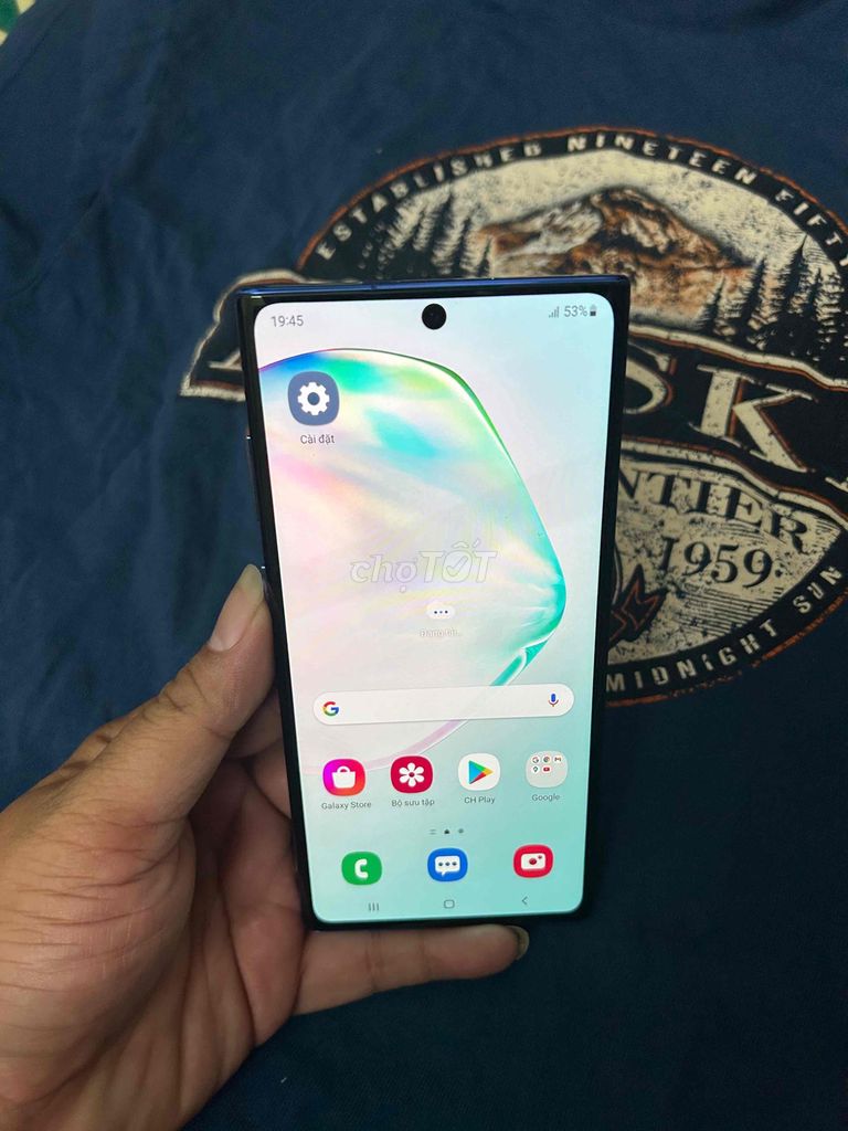 samsung Note 10 plus 2sim vân ok ram 12gb rom 256g