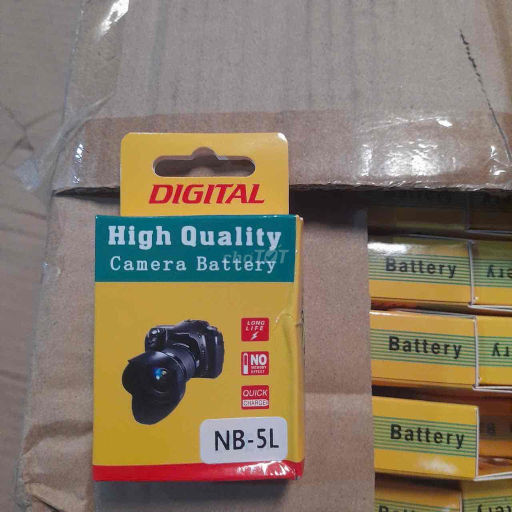 Thanh Lý 100 cục pin NB 5L máy ảnh canon