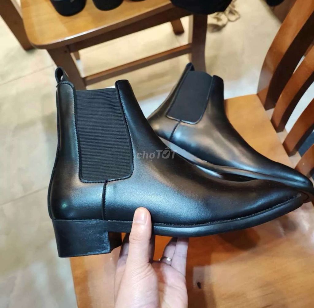 Giày Chelsea Boot Nam đế Gỗ Khâu Napat. Mua bán Giày dép tại Thành phố Biên Hòa Đồng Nai được đăng bởi Hoang Thanh hình 1
