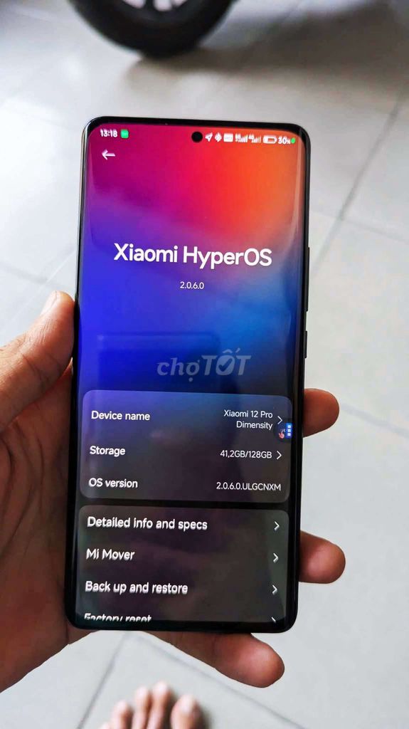 Xiaomi 12 Pro Dimensity 128GB Xám. Mua bán Điện thoại tại Quận 12 Tp Hồ Chí Minh được đăng bởi ÂN STORE hình 1