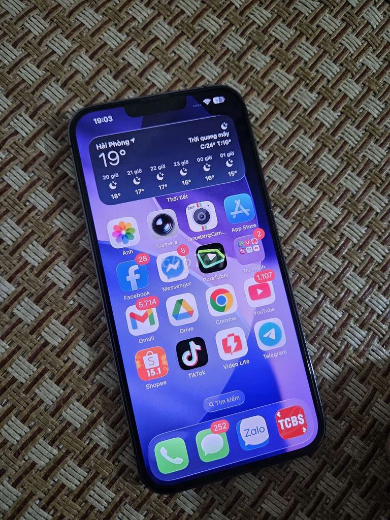 Apple iPhone 13 Pro Max 128GB Xám. Mua bán Điện thoại tại Quận Ngô Quyền Hải Phòng được đăng bởi thanhlong hình 1