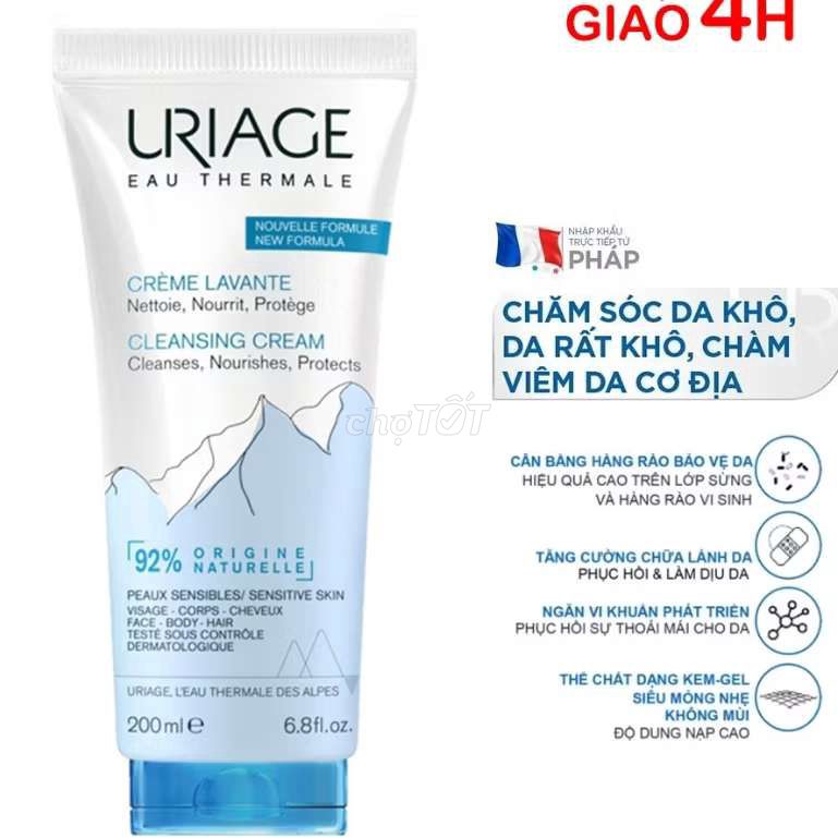 Uriage Bariéderm-Cica Sữa rửa mặt PHÁP 200ml. Mua bán Phụ kiện thời trang khác tại Quận Hoàng Mai Hà Nội được đăng bởi Nguyễn Huyền Trang hình 1