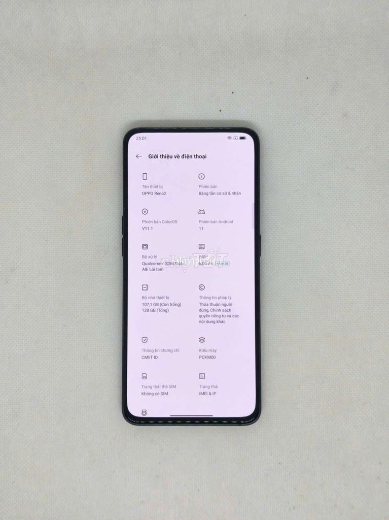 OPPO Reno 2 128GB Xanh 99%. Mua bán Điện thoại tại Quận Tây Hồ Hà Nội được đăng bởi Linh hình 1