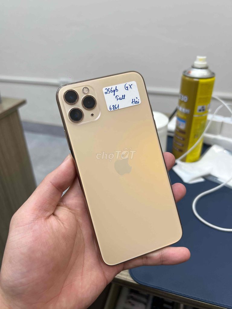 11 Promax 256Gb Quốc Tế Gold Full chức năng