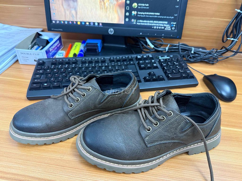 Giày Nam Da Size 40. Mua bán Giày dép tại Quận Cẩm Lệ Đà Nẵng được đăng bởi Lê Long hình 1