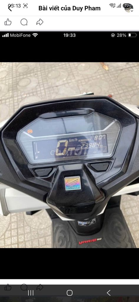 Honda Vario 160, белый, 23 384 км