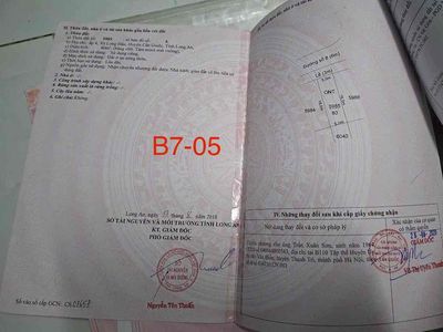 bán nền sài gon Villgae Long hậu - B7.05