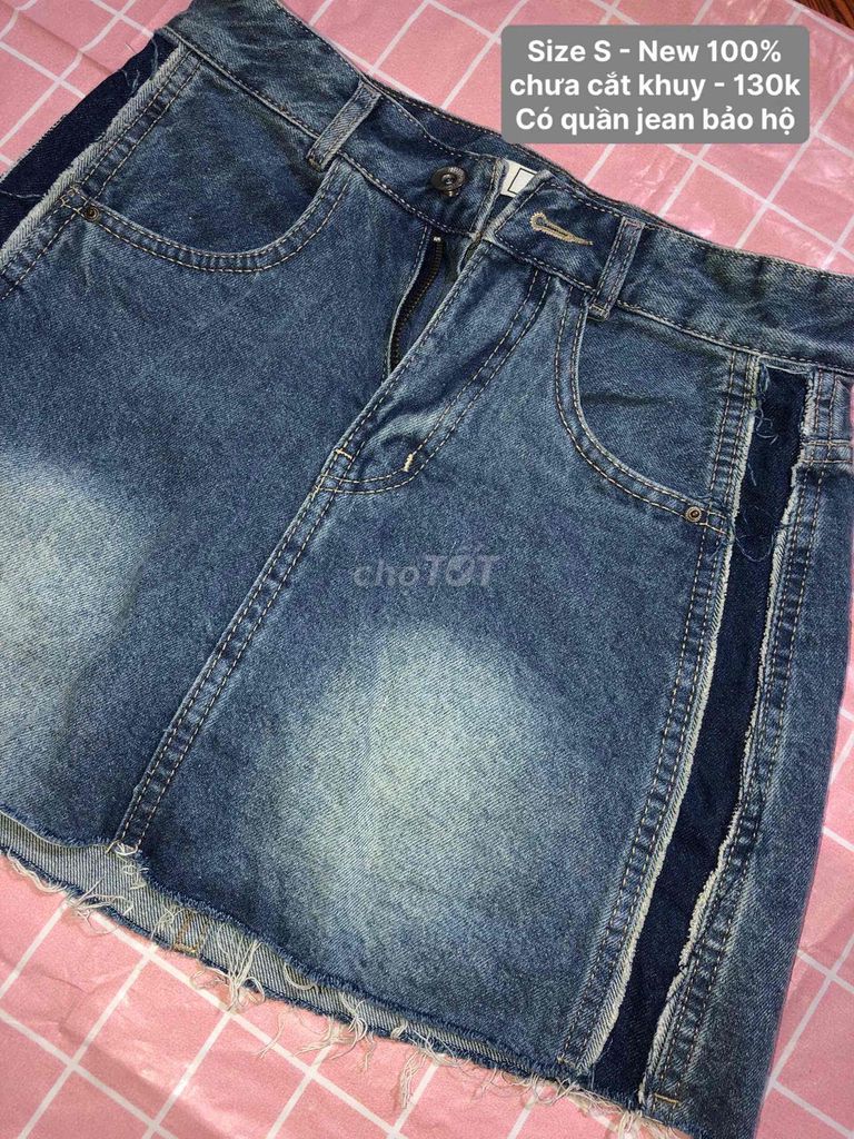 Váy jean nữ Jean size S Mới 100%. Mua bán Quần áo tại Thành phố Buôn Ma Thuột Đắk Lắk được đăng bởi Phan Ngọc Huyền Ann hình 1
