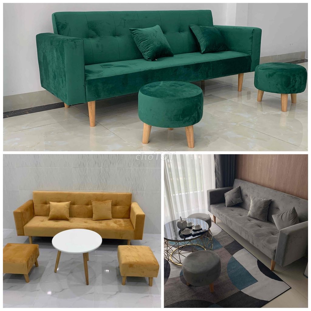 COMBO SOFA KÈM BÀN GỖ ( 3.900.0000) + 50 Màu chọn