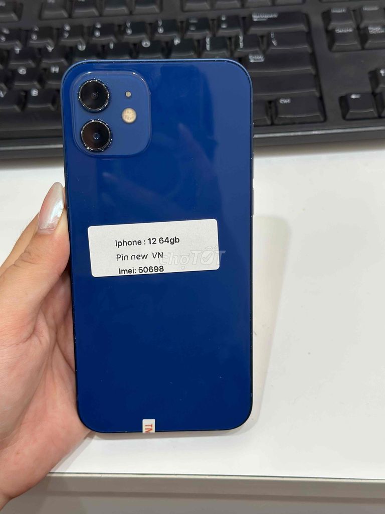 Apple iPhone 12 64GB BLUE VN. Mua bán Điện thoại tại Quận 10 Tp Hồ Chí Minh được đăng bởi BV STORE hình 1