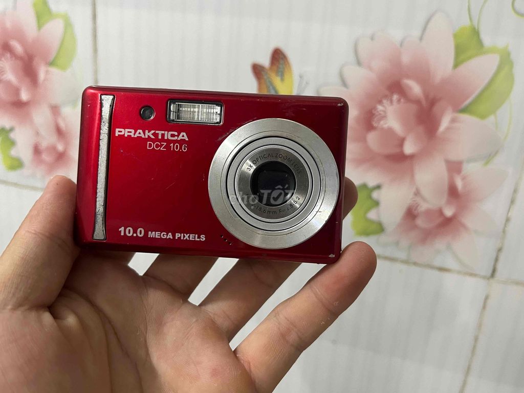 Máy ảnh Praktica DCZ 10.6 Đỏ. Mua bán Máy ảnh, Máy quay tại Quận Bình Thạnh Tp Hồ Chí Minh được đăng bởi TRẦN LÊ HÀ VY hình 1