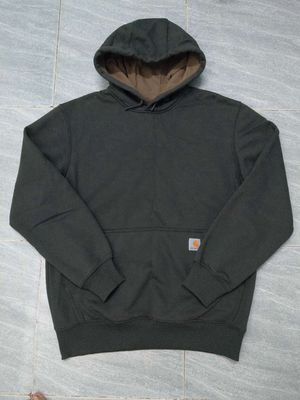 Áo hoodie Carhartt Basic rêu đen đậm form M