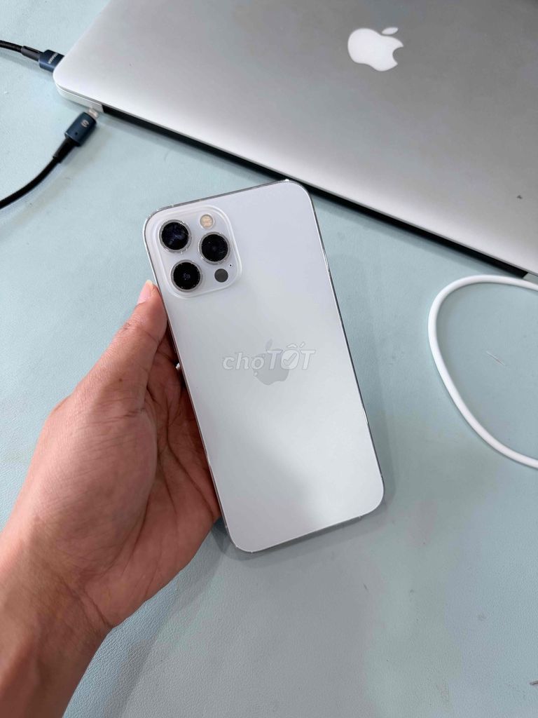 Apple iPhone 12 Pro Max 128GB Trắng. Mua bán Điện thoại tại Huyện Châu Đức Bà Rịa - Vũng Tàu được đăng bởi Lê Quang Sáng hình 1