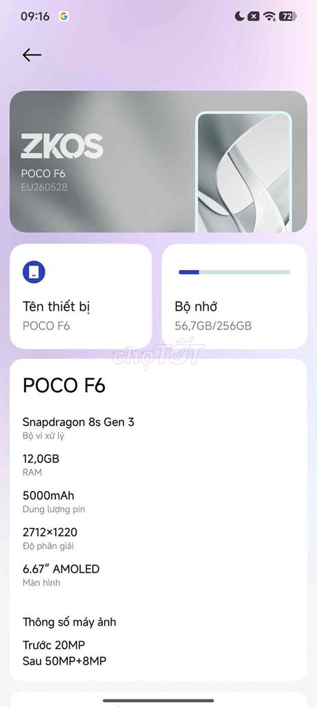 Xiaomi Redmi Turbo 3 256GB Đen. Mua bán Điện thoại tại Quận 12 Tp Hồ Chí Minh được đăng bởi Nguyễn Thành Thái hình 1