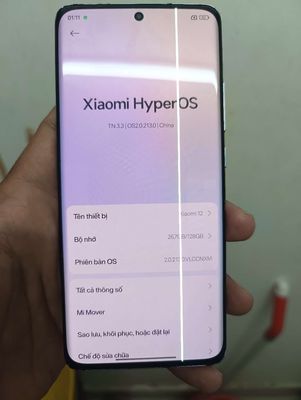 Xiaomi 12 8GB/128GB Tím nhạt