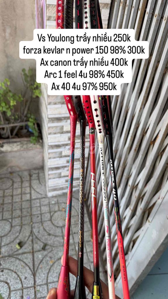Vợt cầu lông Youlong đã qua sử dụng. Mua bán Đồ thể thao, Dã ngoại tại Huyện Hóc Môn Tp Hồ Chí Minh được đăng bởi Thảo hình 1