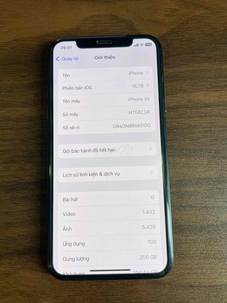 iphone xs 256gb. Mua bán Điện thoại tại Thành phố Buôn Ma Thuột Đắk Lắk được đăng bởi Văn Tiến hình 1