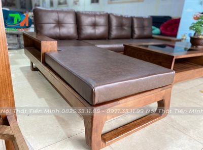 Bộ bàn ghế sofa gỗ chân quỳ
