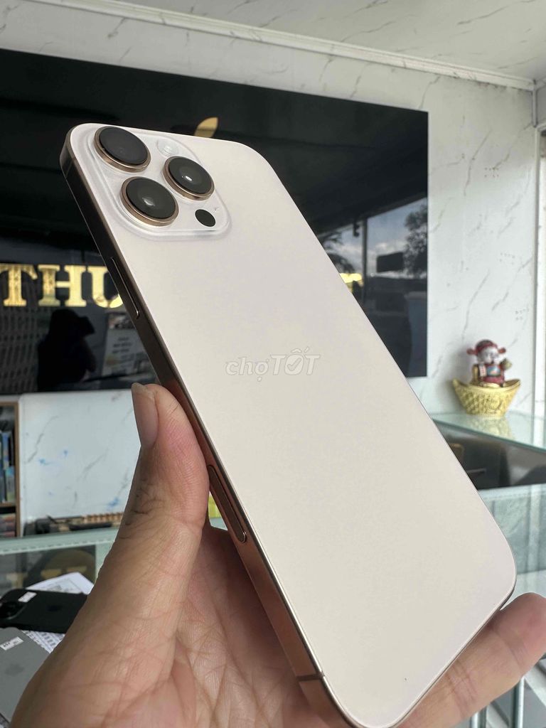16 Pro Max 256GB Vàng Sa Mạc 93%, Full c/n, GÓP. Mua bán Điện thoại tại Quận Bình Tân Tp Hồ Chí Minh được đăng bởi THUẬN PHÁT MOBILE hình 1