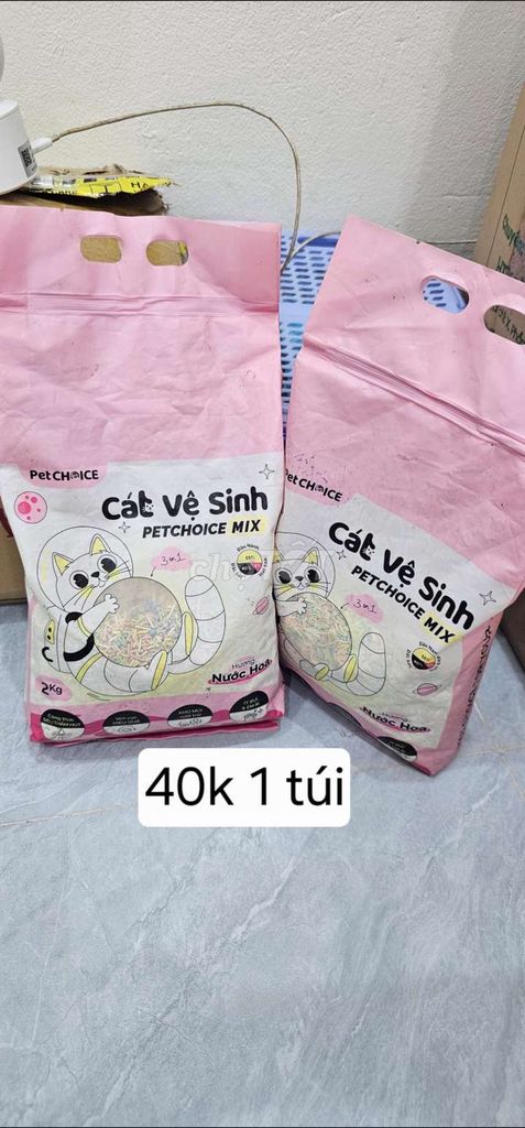 Cát vệ sinh đậu nành Pet CHOICE MIX 2kg. Mua bán Phụ kiện, Thức ăn, Dịch vụ tại Quận Hà Đông Hà Nội được đăng bởi Lung linh hình 1