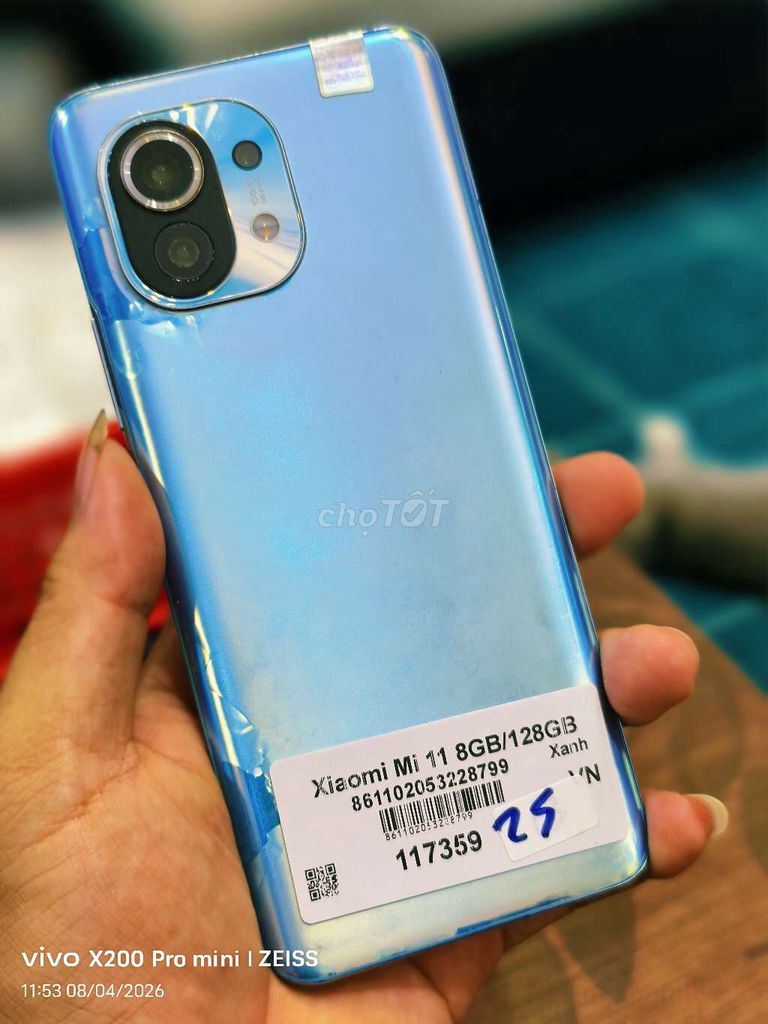 Xiaomi Mi 11 128GB Xanh. Mua bán Điện thoại tại Quận Tân Bình Tp Hồ Chí Minh được đăng bởi Táo Bán Lổ hình 1