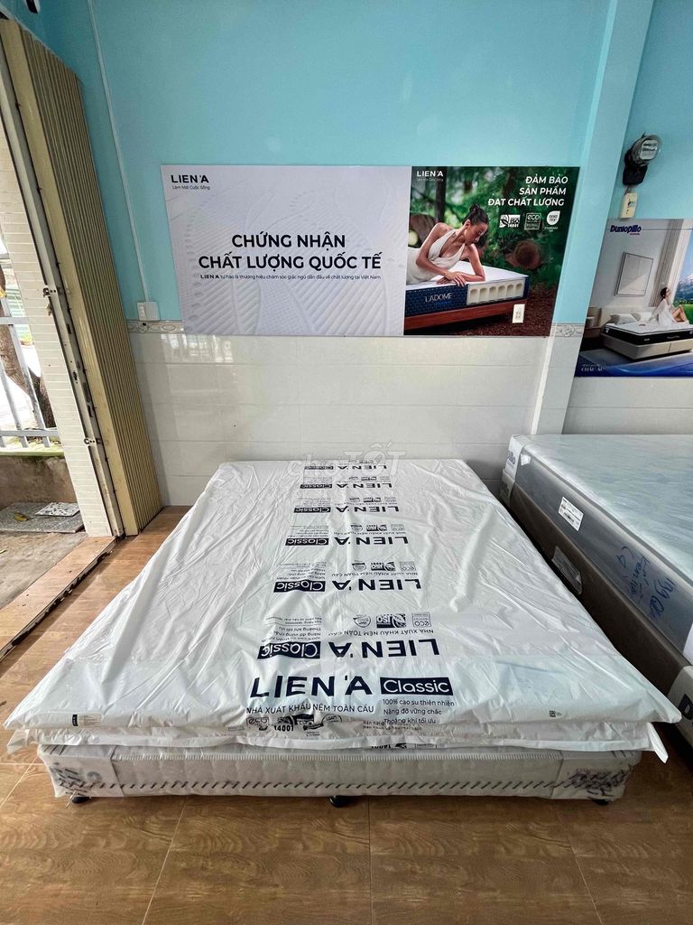 Nệm Liên Á Cao su thiên nhiên 200x120x5cm. Mua bán Giường, chăn ga gối nệm tại Thành phố Thủ Đức Tp Hồ Chí Minh được đăng bởi Nội thất thanh lý hình 1
