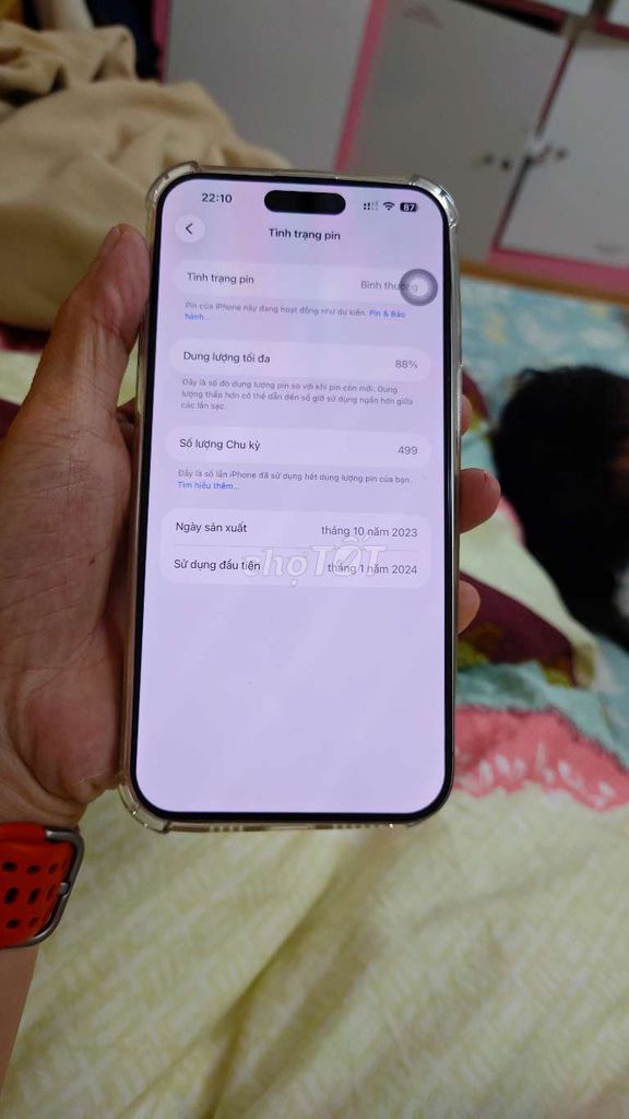 Apple iPhone 15 Pro Max Titan tự nhiên. Mua bán Điện thoại tại Quận Đống Đa Hà Nội được đăng bởi Lê Hiếu hình 1