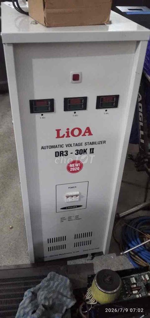 Ổn áp Lioa DR3 - 30K II 30 kVA. Mua bán Nội thất, đồ gia dụng khác tại Thành phố Thái Bình Thái Bình được đăng bởi Nhật Thế Nhật hình 1