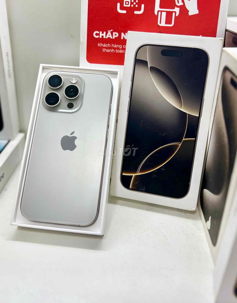 Apple iPhone 16 Pro 128GB Titan VN còn bảo hành. Mua bán Điện thoại tại Quận Đống Đa Hà Nội được đăng bởi iClean Shop Văn hình 1
