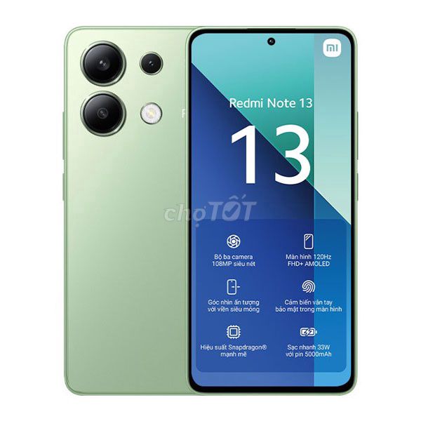 Xiaomi Redmi Note 13 256GB Xanh. Mua bán Điện thoại tại Huyện Thường Tín Hà Nội được đăng bởi Dũng Hoàng hình 1