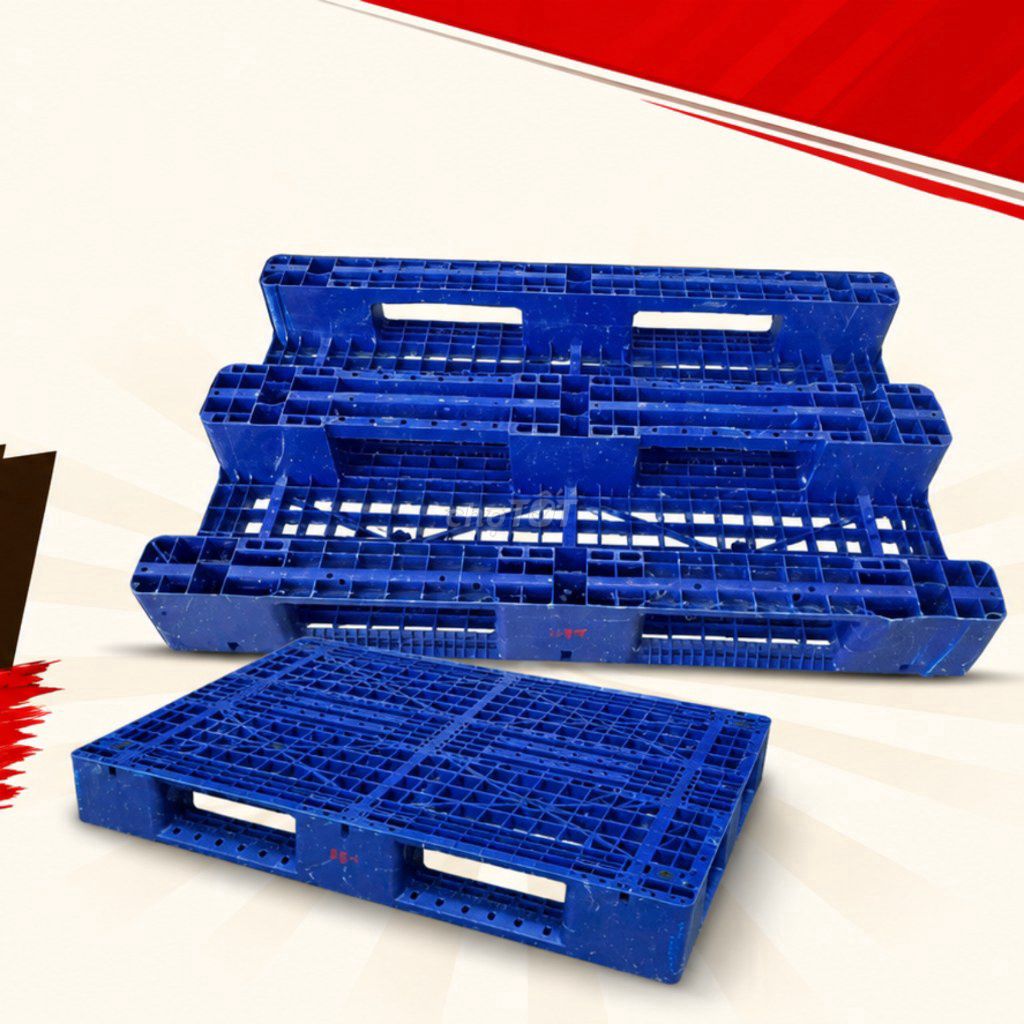 Pallet Nhựa Xanh dương 800x1200x150 MM. Mua bán Giường, chăn ga gối nệm tại Quận Liên Chiểu Đà Nẵng được đăng bởi chuyên sỉ lẻ pallet hình 1
